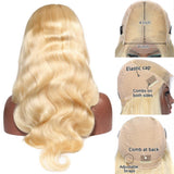 Pre-Made 4x4 Closure 613 Body Wave Hair Wig