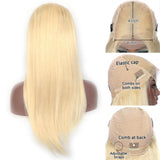 Pre-Made 4x4 Closure 613 Straight Hair Wig