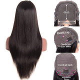 Pre-Made 4x4 Closure Straight Hair Wig